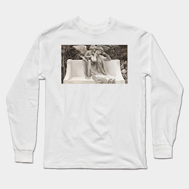 Pale Grew Her Immortality, For Woe of All These Lovers by Will Hicock Low Long Sleeve T-Shirt by Classic Art Stall